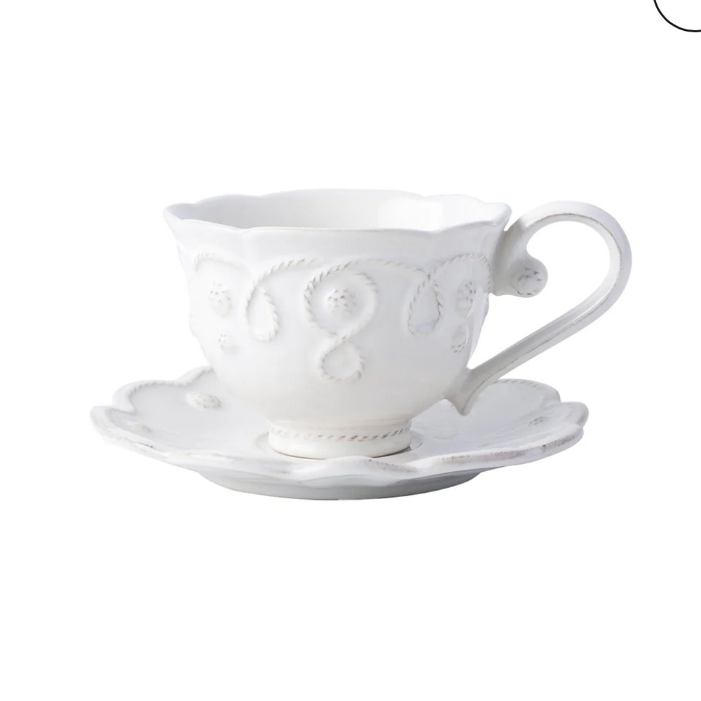 Juliska Teacup & Saucer - Whitewash